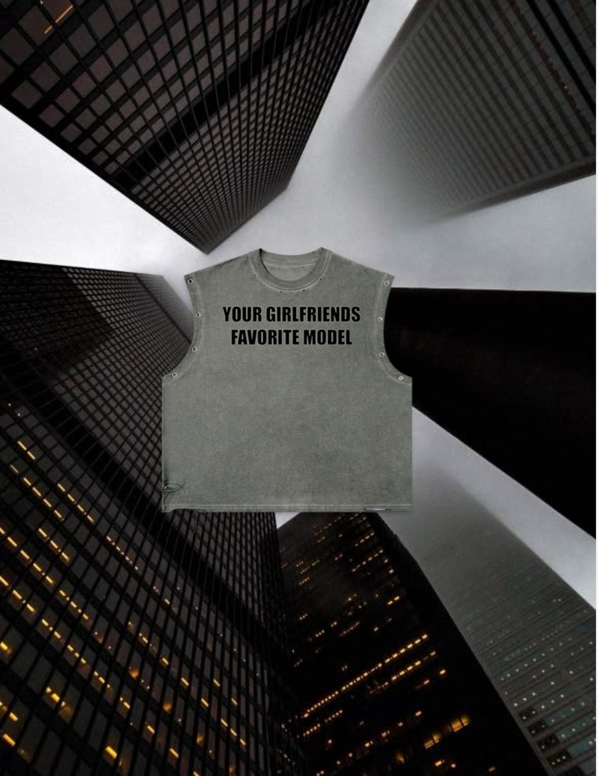 Metal Eyelet Tank Top